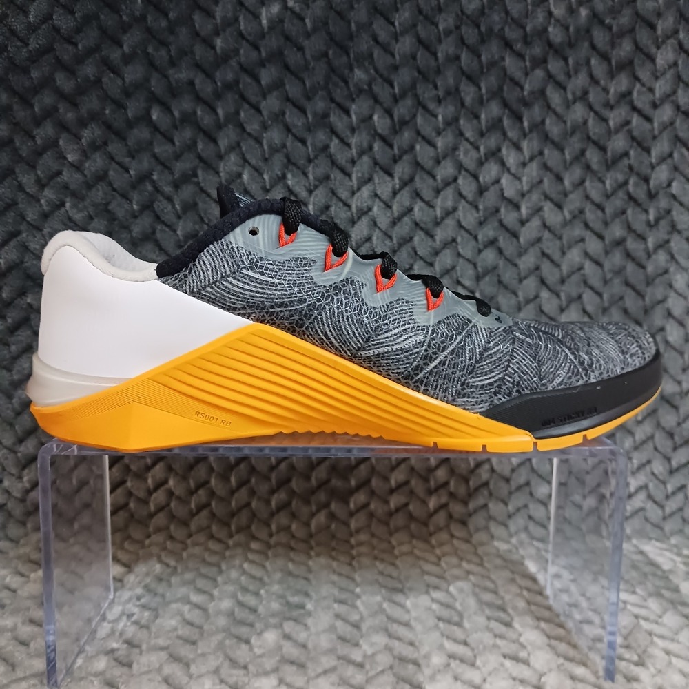 Nike Metcon 5 Black Laser Orange Women's Training Fitness Sneakers Shoes Sz 6.5 - Picture 10 of 14